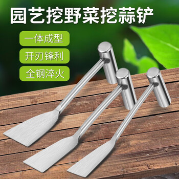 Stainless Steel Digging Trowel with Depth Scale photo 2